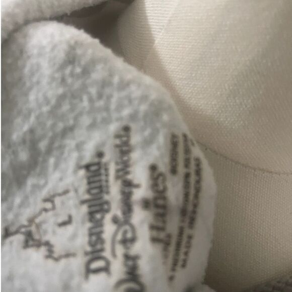 Disneyland Hanes Walt Disney World Gray Zip-Up Hoodie with Graphic Design Size L - Picture 5 of 16